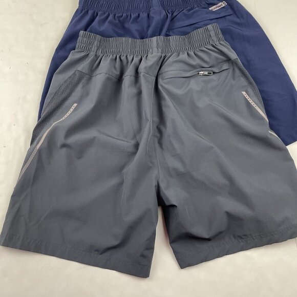 Northyard Athletic Shorts Men’s S Lot Of 2 Poly Stretch Reflective Run Exercise - Picture 6 of 11